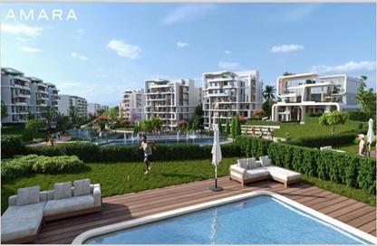 Apartment - 3 Bedrooms - 3 Bathrooms for sale in Amara - El Lotus - New Cairo City - Cairo Apartment - 3 Bedrooms - 3 Bathrooms for sale in Amara - El Lotus - New Cairo City - Cairo