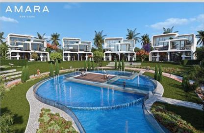 Apartment - 3 Bedrooms - 3 Bathrooms for sale in Amara - El Lotus - New Cairo City - Cairo Apartment - 3 Bedrooms - 3 Bathrooms for sale in Amara - El Lotus - New Cairo City - Cairo