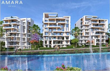 Apartment - 3 Bedrooms - 3 Bathrooms for sale in Amara - El Lotus - New Cairo City - Cairo Apartment - 3 Bedrooms - 3 Bathrooms for sale in Amara - El Lotus - New Cairo City - Cairo