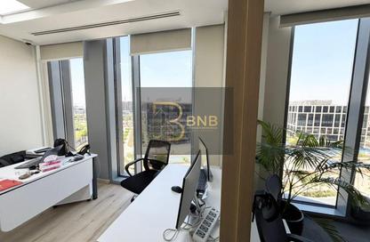 Office Space - Studio - 2 Bathrooms for rent in Cairo Festival City - North Investors Area - New Cairo City - Cairo