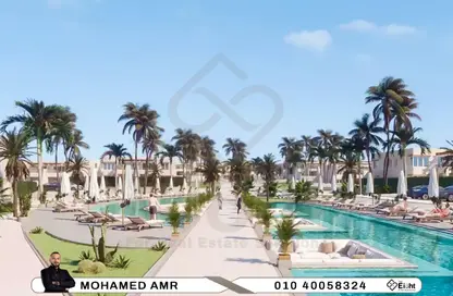 تاون هاوس - 4 غرف نوم - 3 حمامات للبيع في هاسيندا وترز - قسم الضبعة - الساحل الشمالي