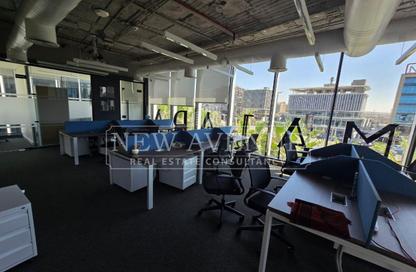 Office Space - Studio - 2 Bathrooms for rent in The Water Way - North Investors Area - New Cairo City - Cairo
