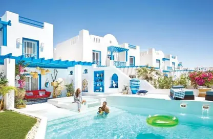 Twin House - 3 Bedrooms - 3 Bathrooms for sale in Mountain View - Ras Al Hekma - North Coast