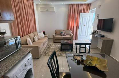 Apartment - 1 Bedroom - 1 Bathroom for rent in Beverly Hills Road - 17th District - Sheikh Zayed City - Giza