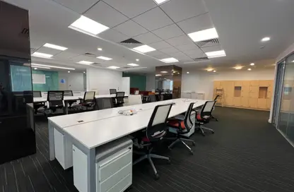 Office Space - 7+ Bedrooms - 2 Bathrooms for rent in Bank Center Street - South Teseen St. - The 5th Settlement - New Cairo City - Cairo