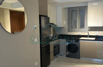 Apartment - 1 Bedroom - 2 Bathrooms for rent in Aljazi Marriott Residences - Mohamed Naguib Axis - North Investors Area - New Cairo City - Cairo