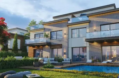 Twin House - 5 Bedrooms - 5 Bathrooms for sale in Azzar - 5th Settlement Compounds - The 5th Settlement - New Cairo City - Cairo