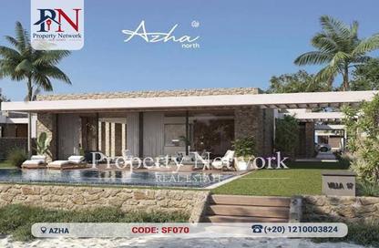 Chalet - 3 Bedrooms - 3 Bathrooms for sale in Azha North - Ras Al Hekma - North Coast
