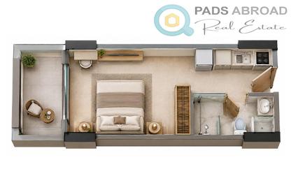 Apartment - Studio - 1 for sale in Atalantis - Hurghada Resorts - Hurghada - Red Sea