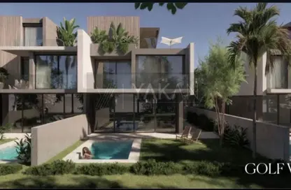 تاون هاوس - 3 غرف نوم - 3 حمامات للبيع في مدن جولف تاون - التجمع السادس - مدينة القاهرة الجديدة - القاهرة