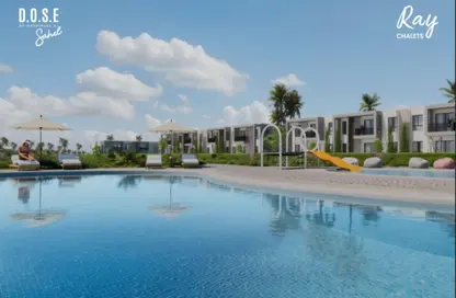 شاليه - غرفة نوم - 2 حمامات للبيع في دوس - قسم الضبعة - الساحل الشمالي