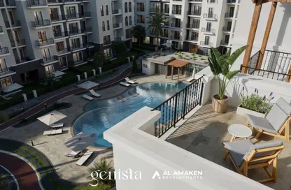 Apartment - 2 Bedrooms - 2 Bathrooms for sale in Genista - New Zayed City - Sheikh Zayed City - Giza