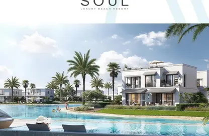 تاون هاوس - 4 غرف نوم - 4 حمامات للبيع في سول الساحل الشمال - قسم الضبعة - الساحل الشمالي