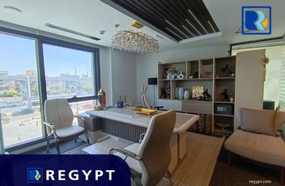 Office Space - Studio - 5 Bathrooms for rent in V90 - North Teseen St. - The 5th Settlement - New Cairo City - Cairo