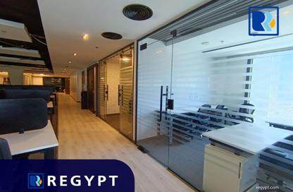 Office Space - Studio - 5 Bathrooms for rent in V90 - North Teseen St. - The 5th Settlement - New Cairo City - Cairo