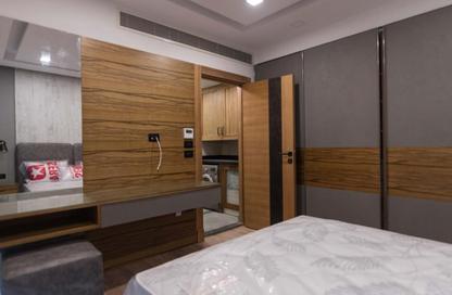 Apartment - 1 Bedroom - 2 Bathrooms for rent in Palm Hills Village Gate - South Investors Area - New Cairo City - Cairo