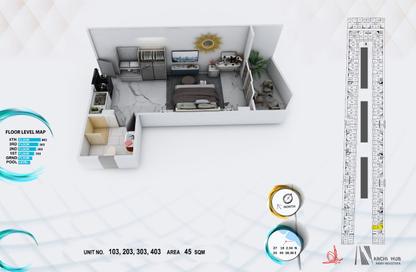 شقة - غرفة نوم - 1 حمام للبيع في برنسيس - منتجعات الغردقة - الغردقة - محافظة البحر الاحمر