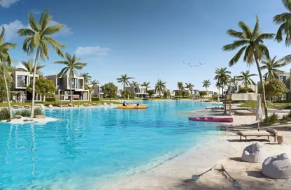 شاليه - 3 غرف نوم - 2 حمامات للبيع في ازها الساحل الشمالي - راس الحكمة - الساحل الشمالي