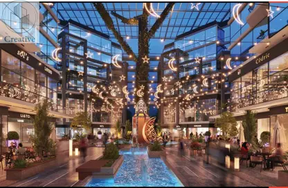 Office Space - 1 Bedroom - 1 Bathroom for sale in Bank Center Street - South Teseen St. - The 5th Settlement - New Cairo City - Cairo