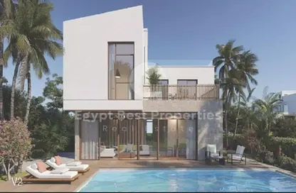 تاون هاوس - 4 غرف نوم - 4 حمامات للبيع في چون - راس الحكمة - الساحل الشمالي