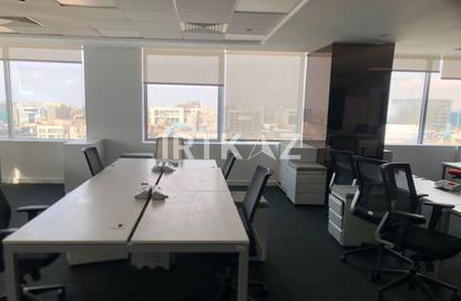 Office Space - Studio - 1 Bathroom for rent in Bank Center Street - South Teseen St. - The 5th Settlement - New Cairo City - Cairo
