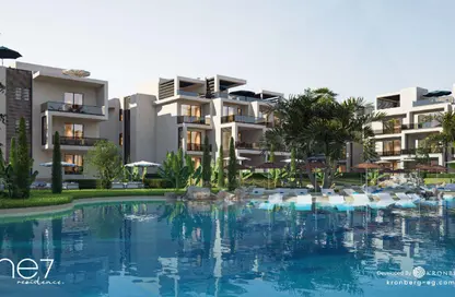شقة - 3 غرف نوم - 2 حمامات للبيع في وان سيفين ريزيدينس - منتجعات الغردقة - الغردقة - محافظة البحر الاحمر