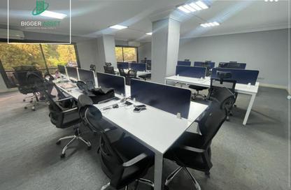 Office Space - Studio - 2 Bathrooms for rent in Street 206 - Degla - Hay El Maadi - Cairo