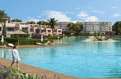 Chalet - 2 Bedrooms - 3 Bathrooms for sale in Hacienda Waters - Qesm Ad Dabaah - North Coast