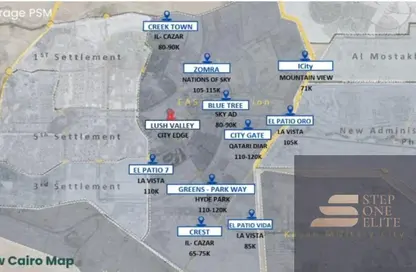 شقة - غرفة نوم - 1 حمام للبيع في اللوتس الجديدة - التجمع الخامس - مدينة القاهرة الجديدة - القاهرة