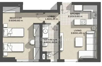 Apartment - 1 Bedroom - 1 Bathroom for sale in The Waterway View - 90 Street - The 5th Settlement - New Cairo City - Cairo