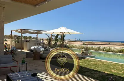 Chalet - 2 Bedrooms - 2 Bathrooms for sale in Ramla - Ras Al Hekma - North Coast