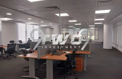 Office Space - 4 Bedrooms - 2 Bathrooms for rent in Bank Center Street - South Teseen St. - The 5th Settlement - New Cairo City - Cairo