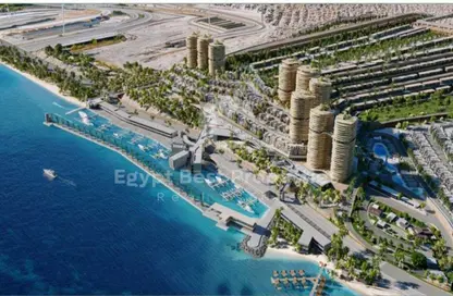 Apartment - 1 Bedroom - 1 Bathroom for sale in Lasirena Palm Beach - Al Ain Al Sokhna - Suez