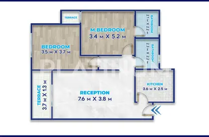 Apartment - 2 Bedrooms - 2 Bathrooms for sale in Alex West - Alexandria Compounds - Alexandria