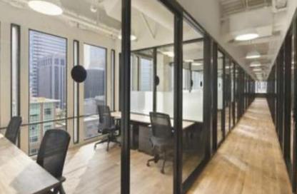 Office Space - 1 Bedroom - 1 Bathroom for rent in Bank Center Street - South Teseen St. - The 5th Settlement - New Cairo City - Cairo