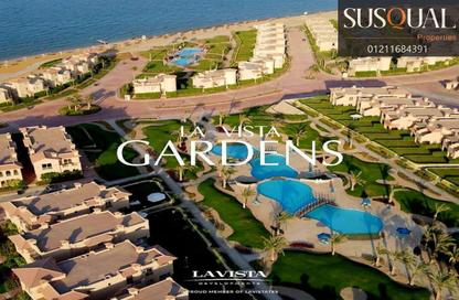 Chalet - 2 Bedrooms - 2 Bathrooms for sale in La Vista Gardens - La Vista - Al Ain Al Sokhna - Suez