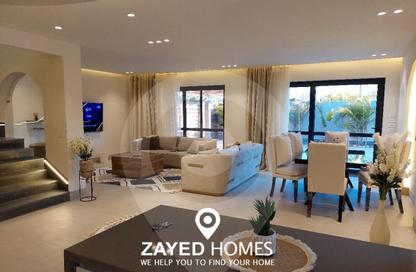 Apartment - 4 Bedrooms - 4 Bathrooms for rent in Patio Al Zahraa - Sheikh Zayed Compounds - Sheikh Zayed City - Giza