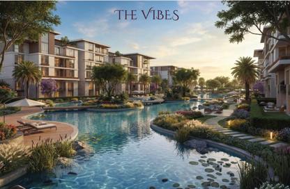 Apartment - 3 Bedrooms - 2 Bathrooms for sale in Tesla Residence - Al Wahat Road - 6 October City - Giza
