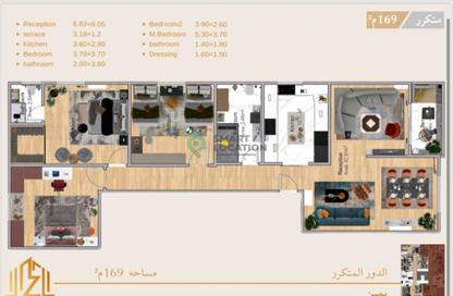 Apartment - 3 Bedrooms - 2 Bathrooms for sale in El Narges Buildings - Al Narges - New Cairo City - Cairo