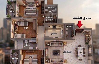 شقة - 3 غرف نوم - 3 حمامات للبيع في بيت الوطن - التجمع الخامس - مدينة القاهرة الجديدة - القاهرة