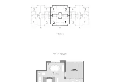 دوبلكس - 4 غرف نوم - 3 حمامات للبيع في جاردن ريزدنس - هايد بارك - مدينة القاهرة الجديدة - القاهرة