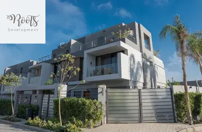 Twin House - 3 Bedrooms - 4 Bathrooms for rent in Patio Al Zahraa - Sheikh Zayed Compounds - Sheikh Zayed City - Giza