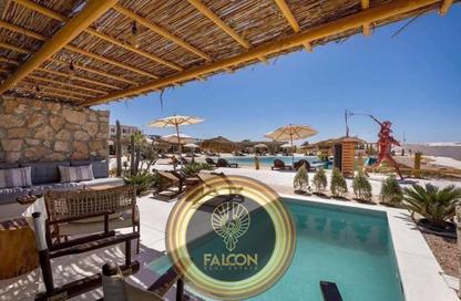 Chalet - 2 Bedrooms - 1 Bathroom for sale in Makadi Heights - Makadi Orascom Resort - Makadi - Hurghada - Red Sea