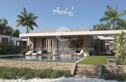 فيلا - 5 غرف نوم - 6 حمامات للبيع في ازها الساحل الشمالي - راس الحكمة - الساحل الشمالي