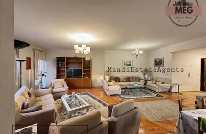 Apartment - 3 Bedrooms - 2 Bathrooms for rent in Street 209 - Degla - Hay El Maadi - Cairo