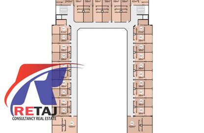 Clinic - 1 Bedroom - 1 Bathroom for sale in 9th District - Obour City - Qalyubia