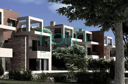 Twin House - 3 Bedrooms - 3 Bathrooms for sale in New Giza - Cairo Alexandria Desert Road - 6 October City - Giza