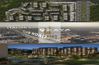 شقة - 2 غرف نوم - 2 حمامات للبيع في شارع النوادي - حدائق اكتوبر - مدينة 6 أكتوبر - الجيزة