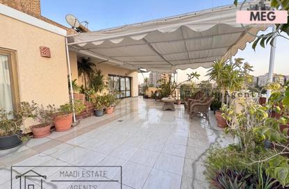 Penthouse - 2 Bedrooms - 1 Bathroom for rent in Street 217 - Degla - Hay El Maadi - Cairo
