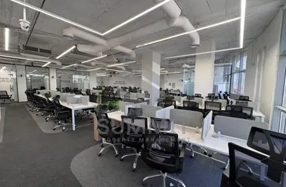 Office Space - Studio - 4 Bathrooms for rent in V90 - North Teseen St. - The 5th Settlement - New Cairo City - Cairo